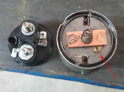 Bosch Magnetschalter mit abgefallener Schaltfahne