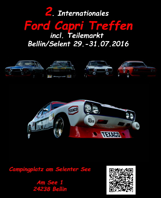 2. Internationales Ford Capri Treffen Selent 2016 