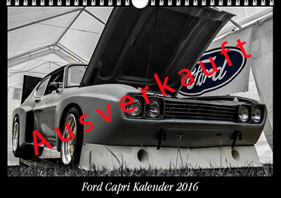 Ford Capri Kalender 2016
