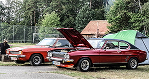 Ford Capri Treffen Pforzheim/Gräfenhausen Juli 2018